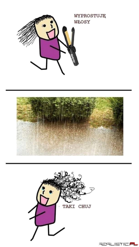 Wyprostuje włosy