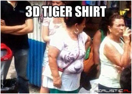 3D tiger shirt