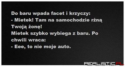 .. to nie moje auto