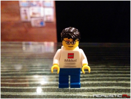 A guest at my hotel is a designer for LEGO. This is his business card