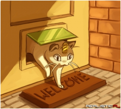 A Pokemon acting like a pet by reques