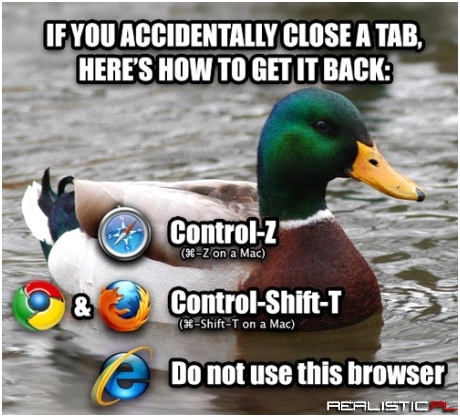 A Simple Bit of Browser Advice
