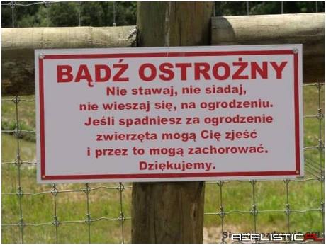 Bądż ostrożny