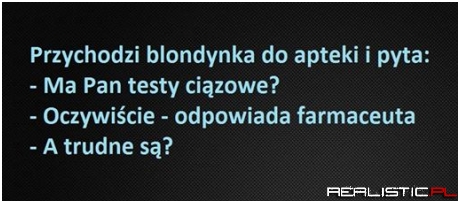 Blondynka w aptece