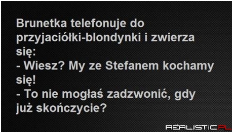 Brunetka telefonuje
