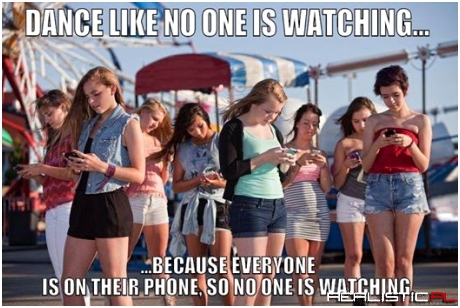 Dance like no one is watching..
