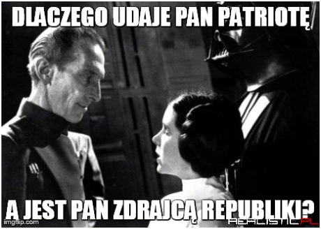 Dlaczego udaje pan patriotę