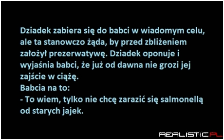 Dziadek zabiera się do babci