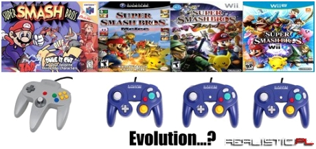 Evolution of Smash Bros