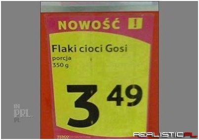 Flaki cioci Gosi