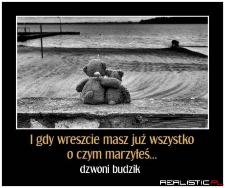 I dzwoni budzik