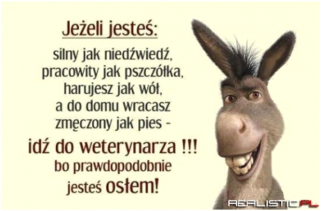Jeżeli jesteś ...