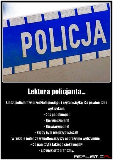 Lektura policjanta