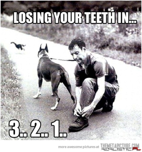 Losing your teeth in