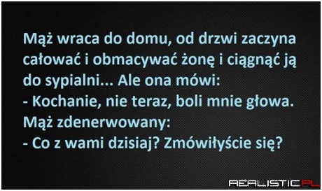 Mąż wraca do domu