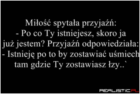 Miłość spytała przyjażń