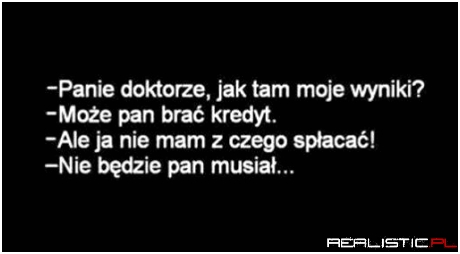 Panie doktorze...