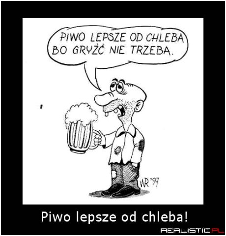 Piwo lepsze od chleba
