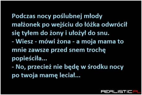 Podczas nocy poślubnej