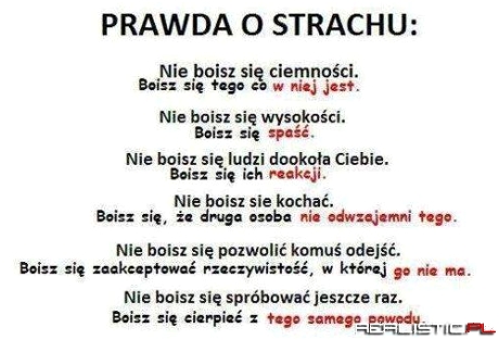 Prawda o strachu