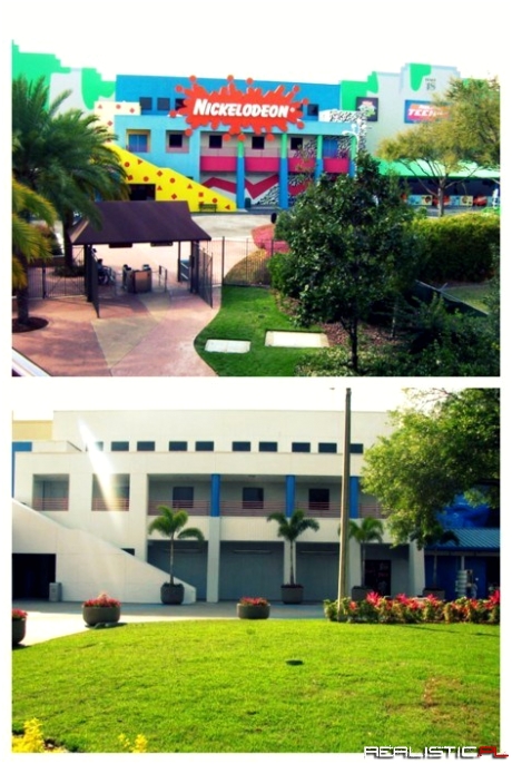 The Nickelodeon Studios. Then and Now.