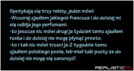Trzy rekiny