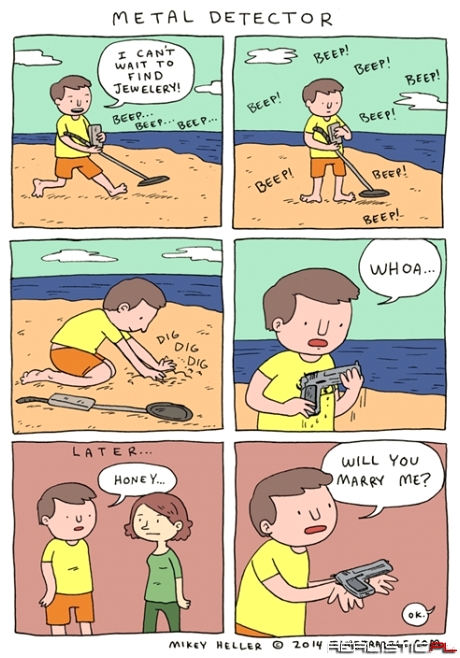Using a Metal Detector to Secure Love