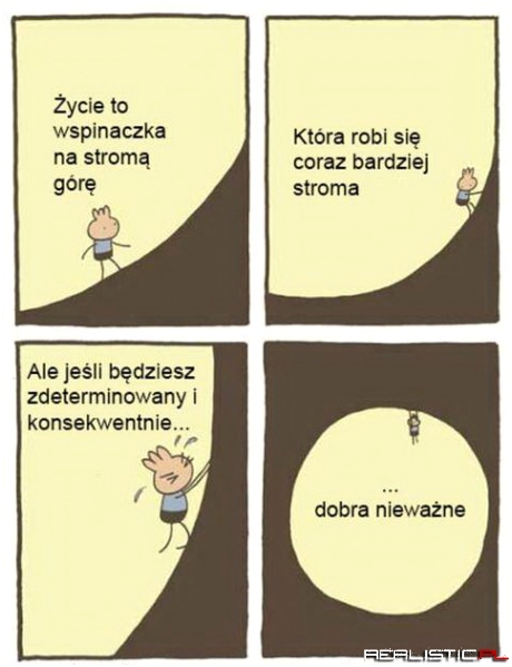 ycie to wspinaczka