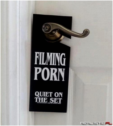 Filming porn