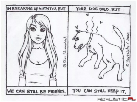 Im breaking up with you