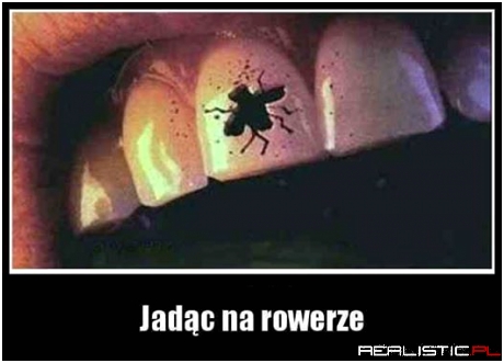 Jadąc na rowerze