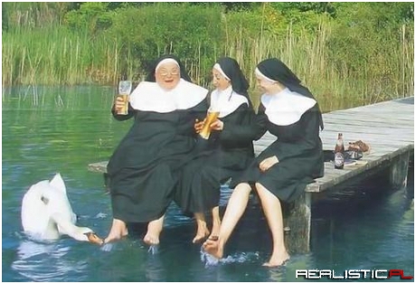 Just a Group of Drunk Nuns