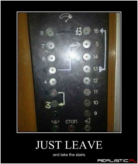 Just leave