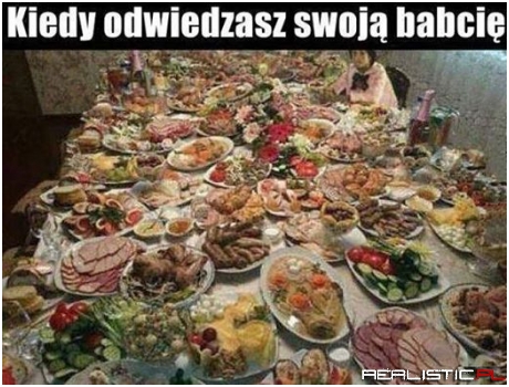 Kiedy odwiedzasz swoja babcię