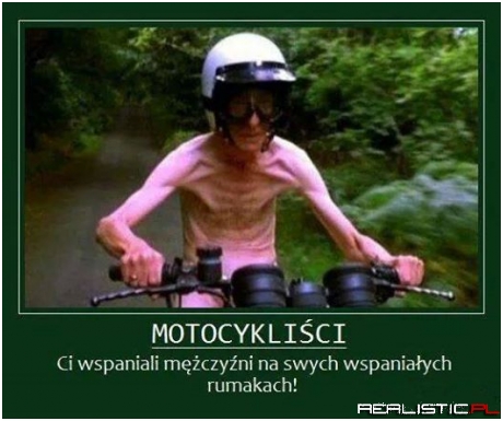 Motocykliści
