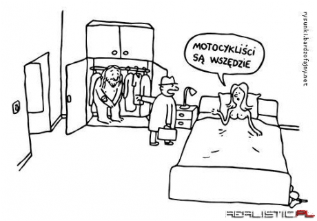 Motocykliści są wszędzie