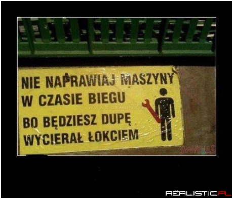 Nie naprawiaj maszyny