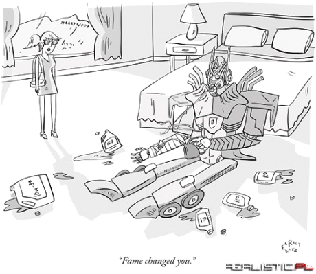 Optimus Prime's Descent Into Depravity