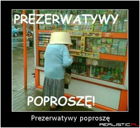 Prezerwatywy poproszę