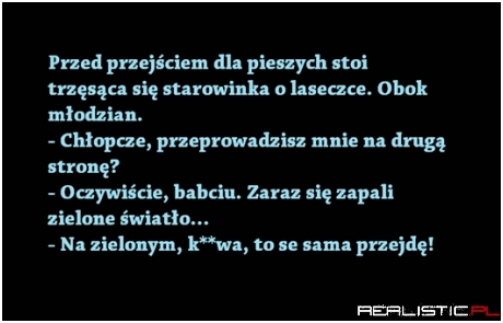 Przed przejściem dla pieszych