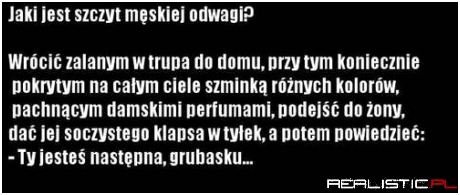Szczyt męskiej odwagi