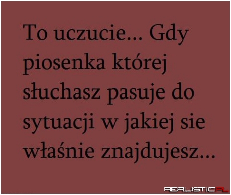To uczucie