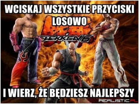 Wciskaj wszystkie przyciski....