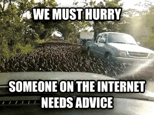 We must hurry