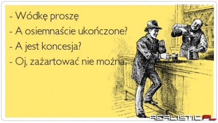 Wódkę proszę