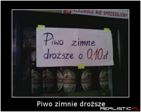 Zimne piwo