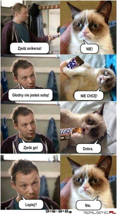Zjedz snickersa