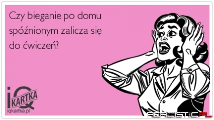 Bieganie po domu