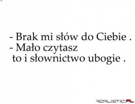 Brak mi słów...