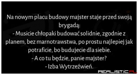 Budowlańcy budujący przyszłość...
